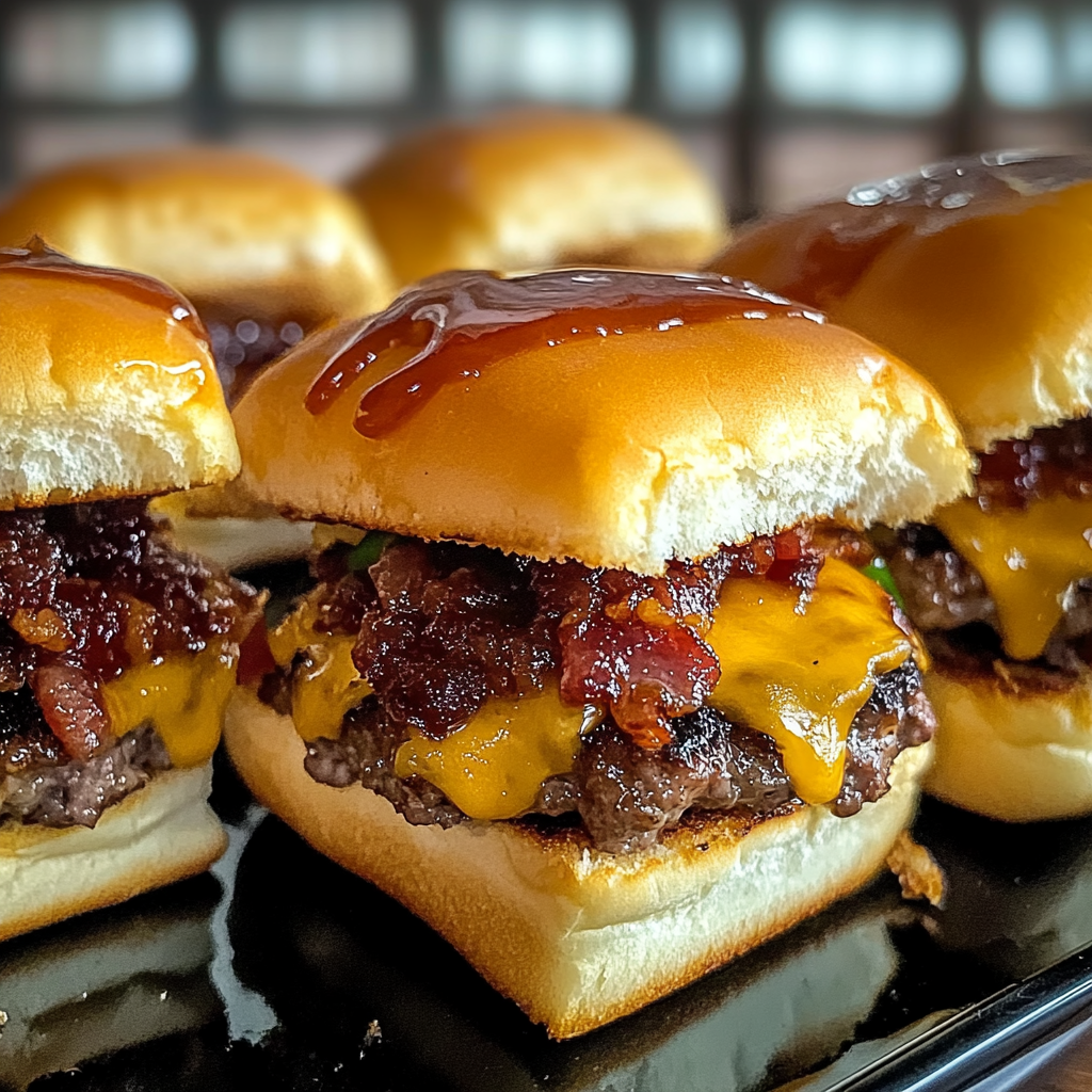 Irresistible Bacon Jam Cheeseburger Sliders Recipe