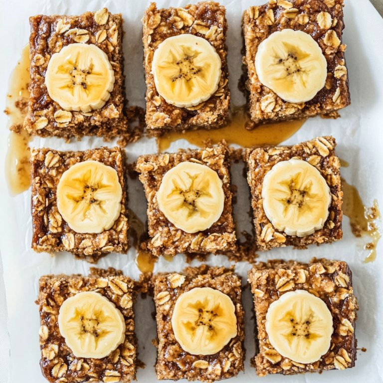 Irresistible Banana Oatmeal Bars: Chewy & Wholesome Treats