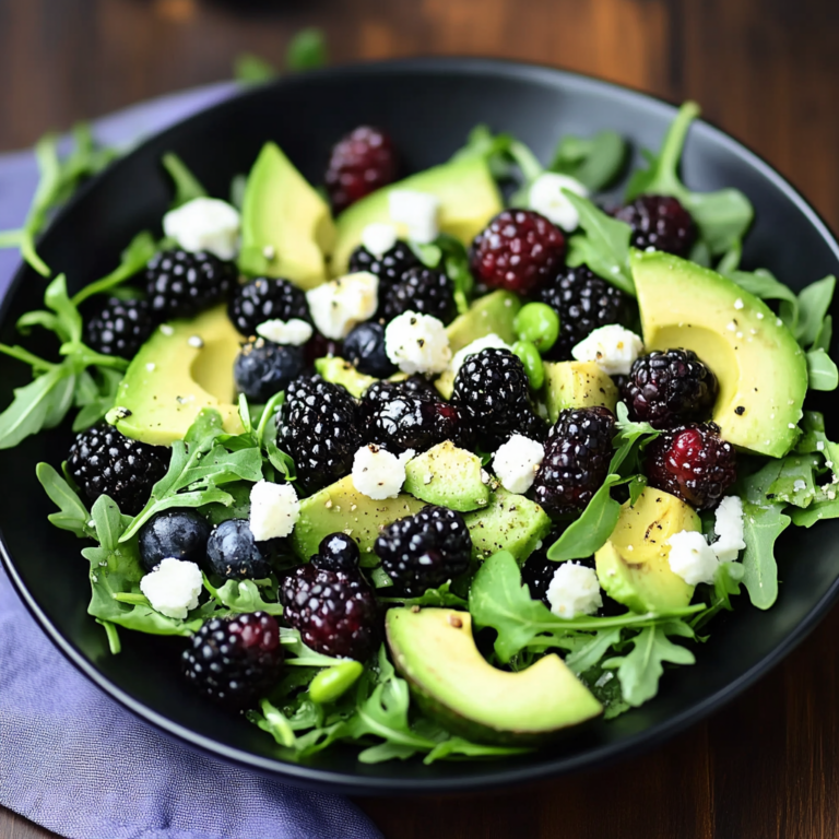 Refreshing Blackberry, Avocado, and Arugula Salad Recipe