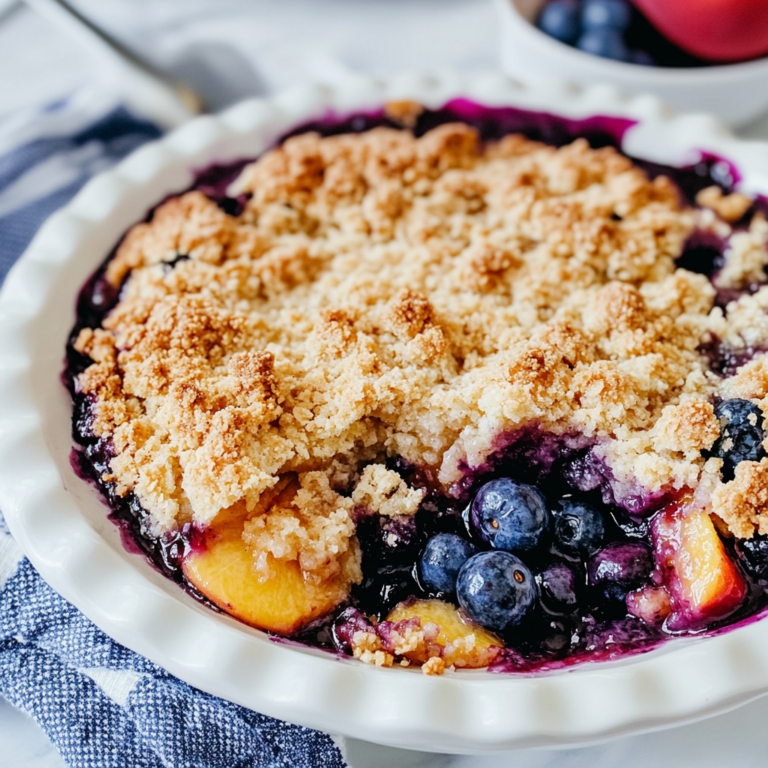 Irresistible Blueberry Peach Crumble Recipe You Must Try
