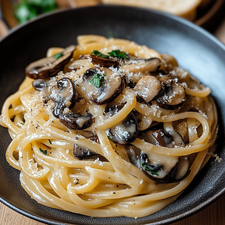 Creamy Caramelized Leek and Mushroom Gruyere Pasta Recipe