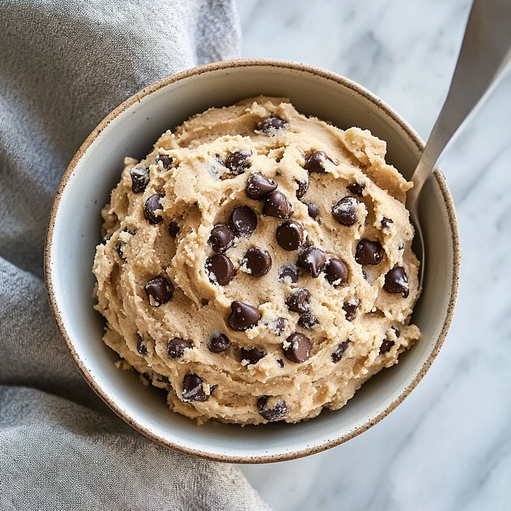 Irresistible Edible Chocolate Chip Cookie Dough Recipe