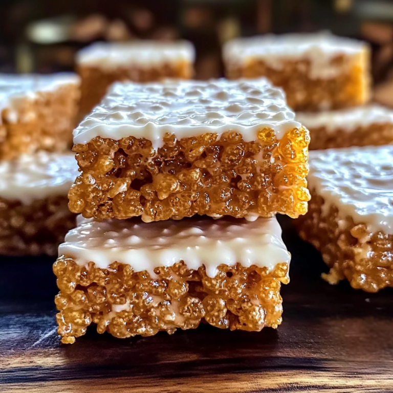 Irresistible Gingerbread Rice Krispie Treats Recipe