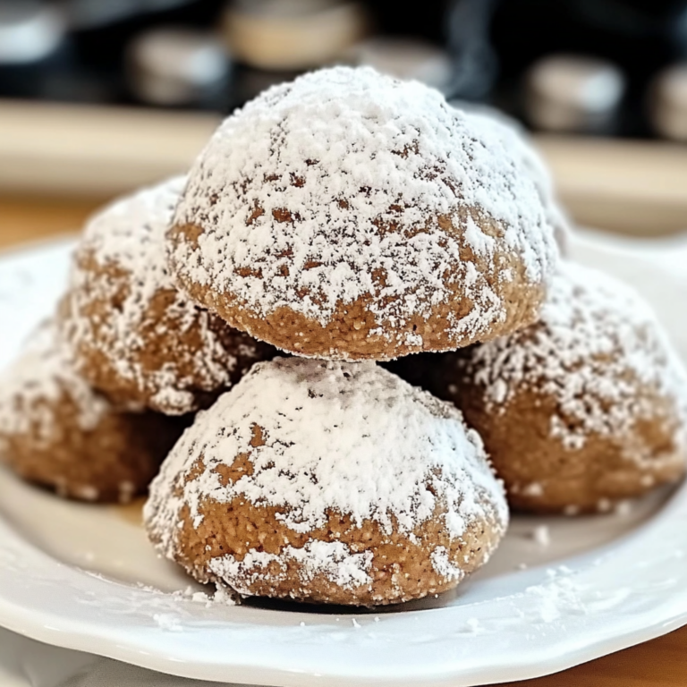 Irresistible Gingerbread Snowball Cookies Recipe