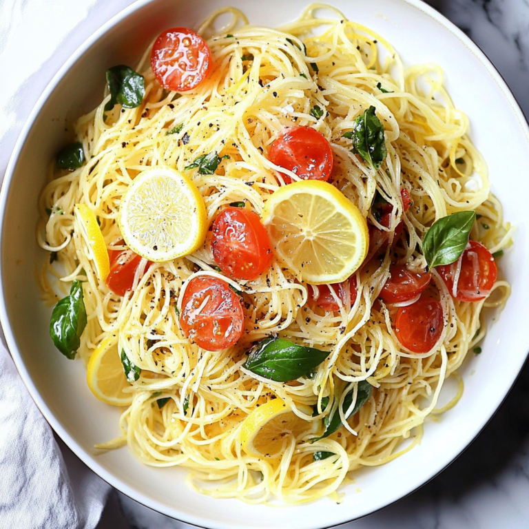 Refreshing Lemon Capellini Salad: A Summer Delight
