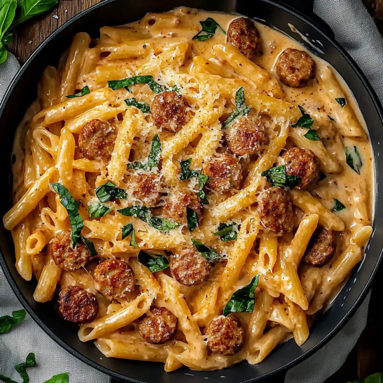 Quick & Delicious One Pot Creamy Cajun Sausage Pasta