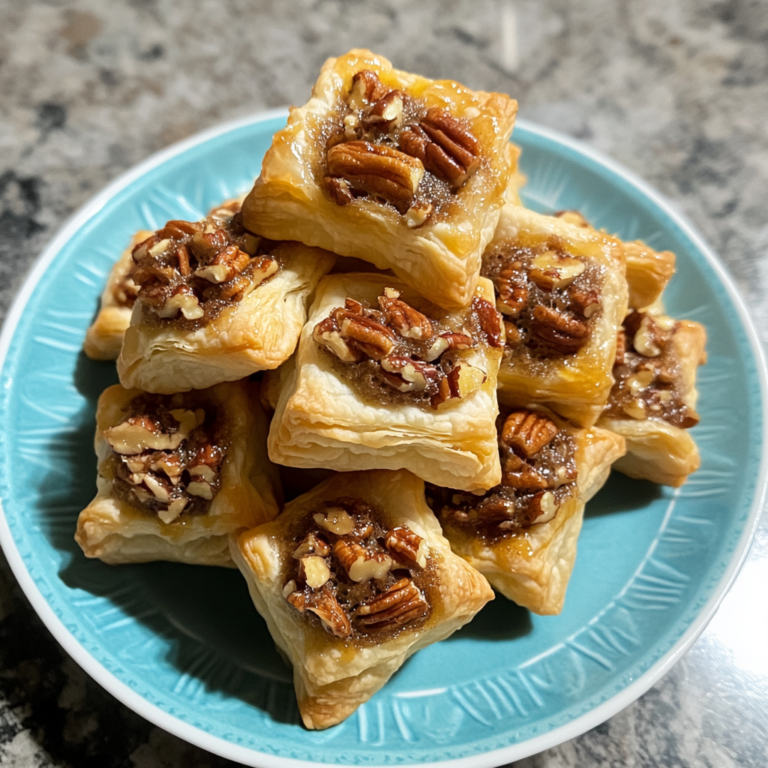 Irresistible Puff Pastry Pecan Pie Bites Recipe