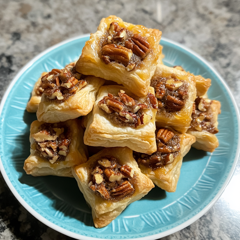 Irresistible Puff Pastry Pecan Pie Bites Recipe