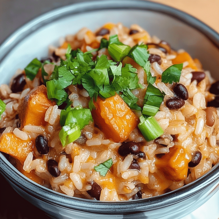 Ultimate Rice and Bean Casserole with Sweet Potatoes Recipe