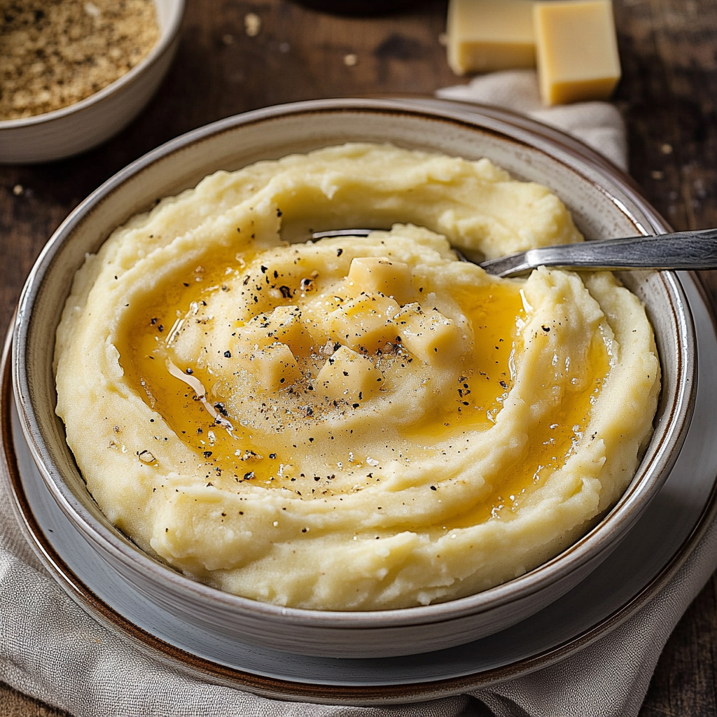 Decadent Smoked Gouda Cheesy Mashed Potatoes Recipe
