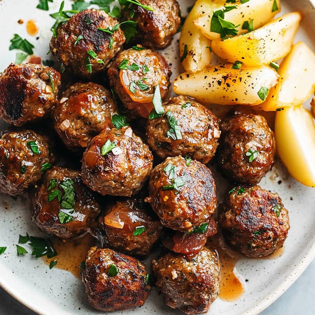 The BEST Greek Meatballs: Tender & Flavorful Recipe