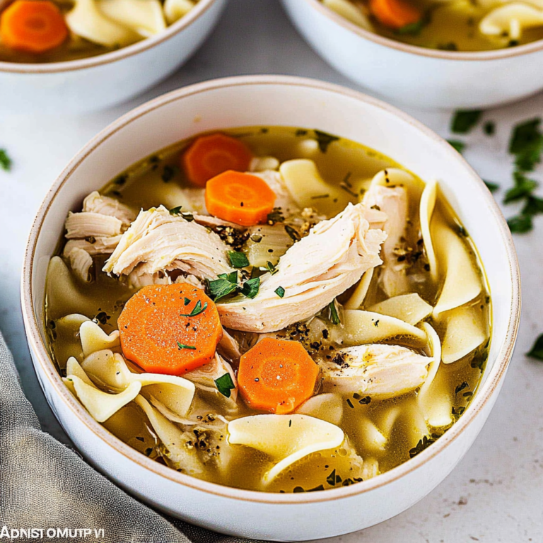 The Best Homemade Chicken Noodle Soup Recipe Ever!