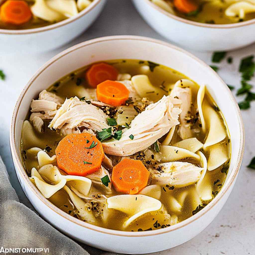 The Best Homemade Chicken Noodle Soup Recipe Ever!