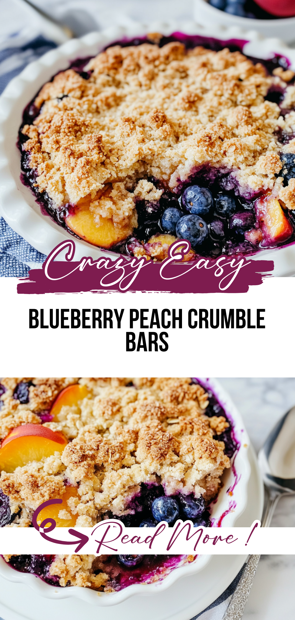 Blueberry Peach Crumble