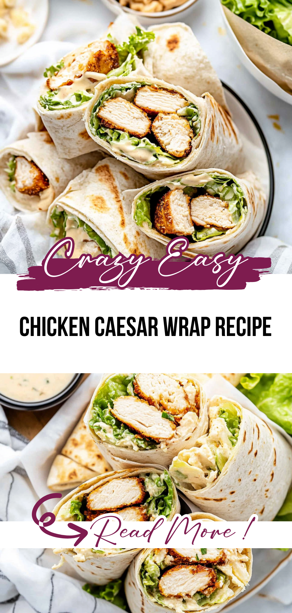 Chicken Caesar Wrap Recipe
