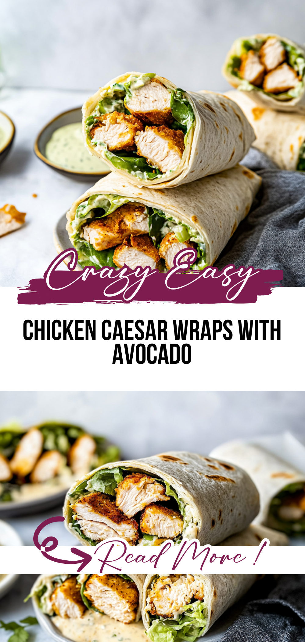 Chicken Caesar Wraps