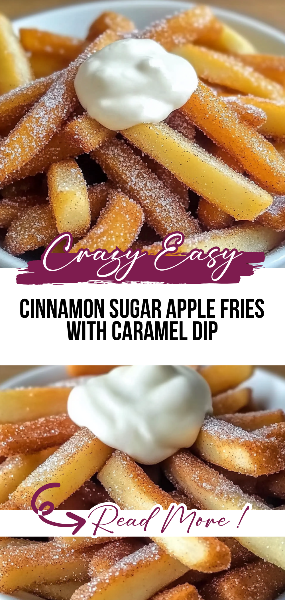 Cinnamon Sugar Apple Fries