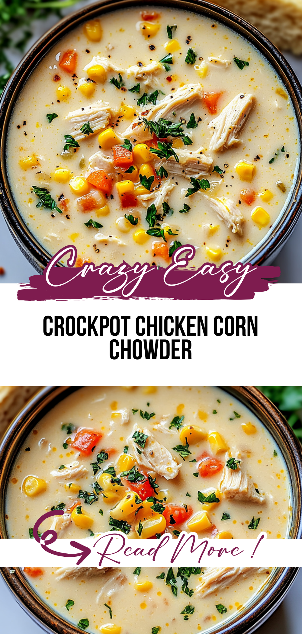 Crockpot Chicken Corn Chowder