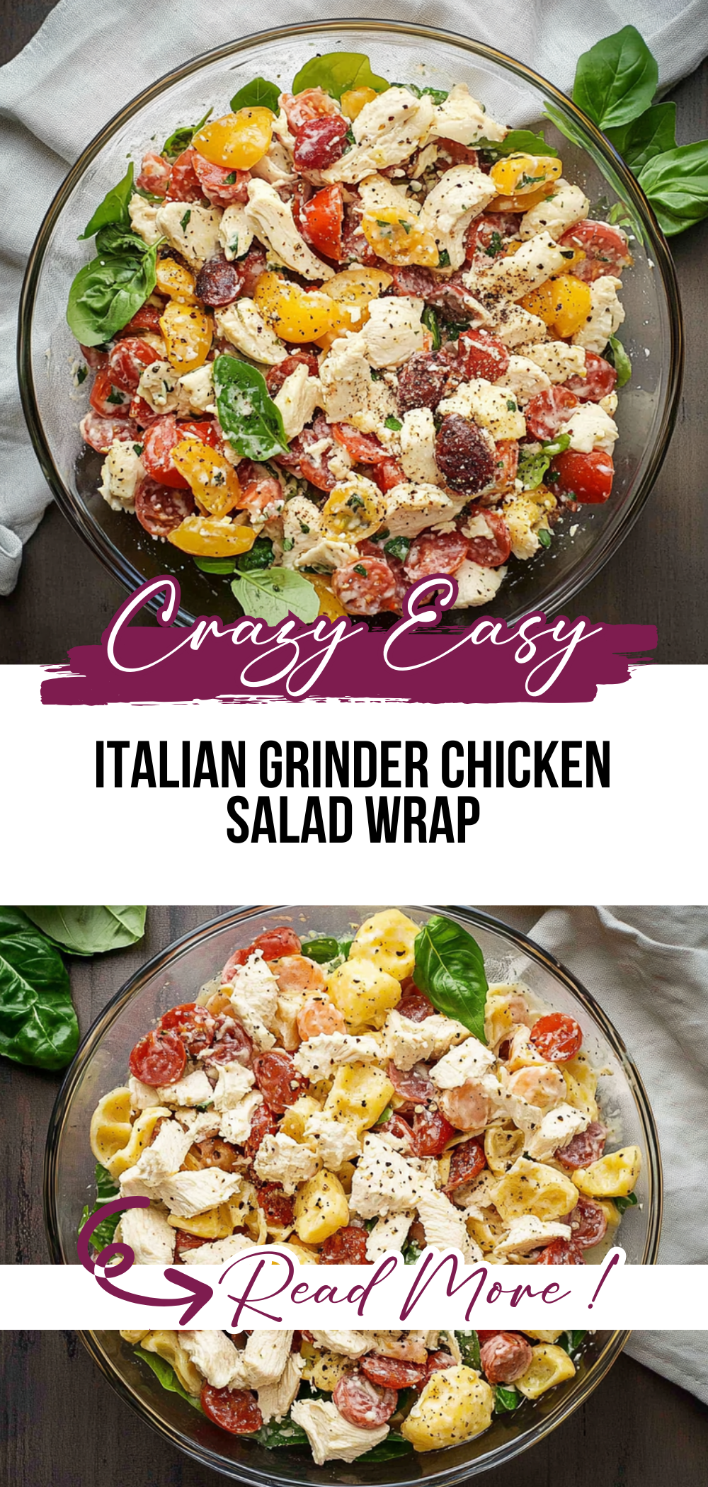 Italian Grinder Chicken Salad