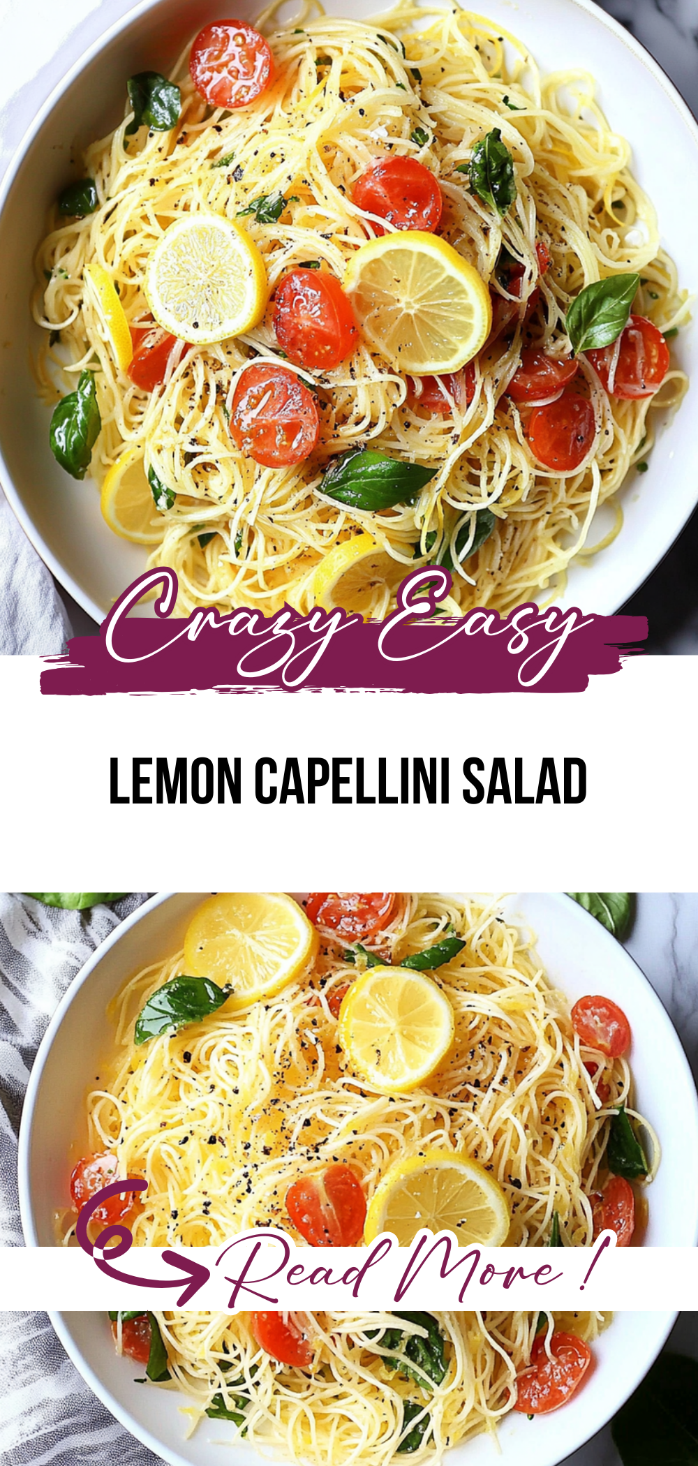 Lemon Capellini Salad
