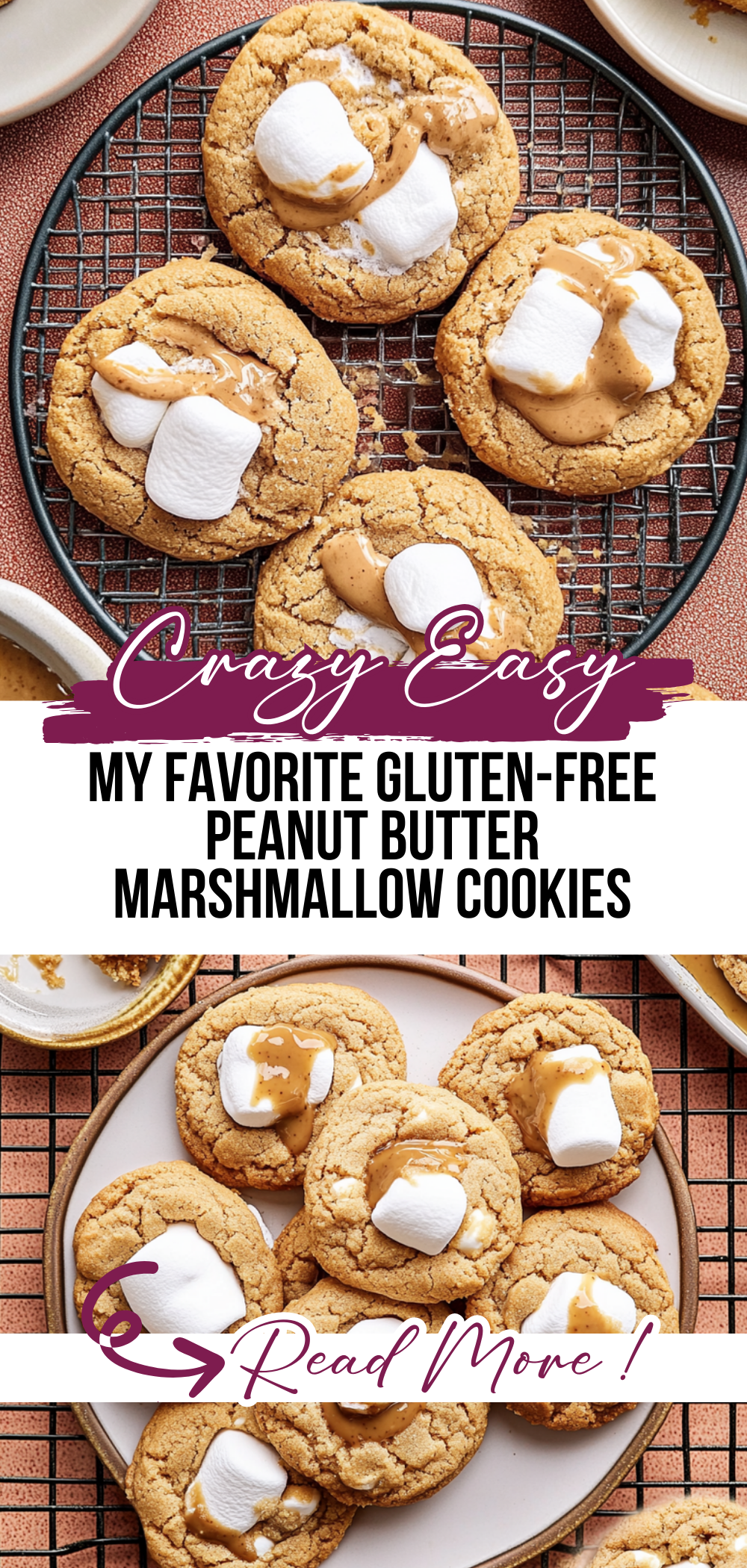 My Favorite Gluten-Free Peanut Butter Marshmallow Cookies