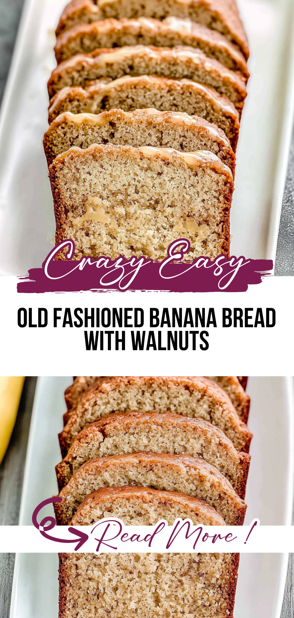 Old Fashioned Banana Bread
