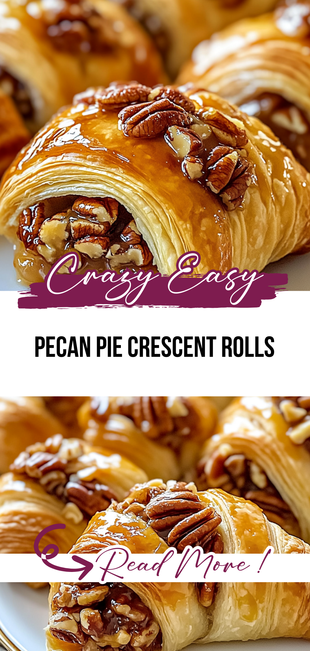 Pecan Pie Crescent Rolls
