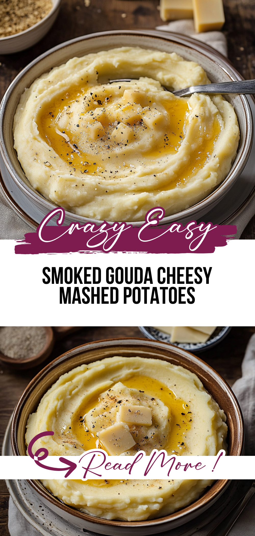 Smoked Gouda Cheesy Mashed Potatoes