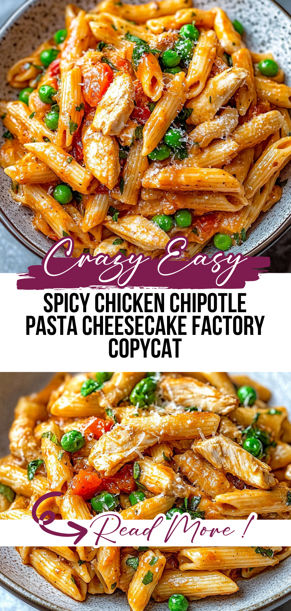 Spicy Chicken Chipotle Pasta (Cheesecake Factory Copycat)