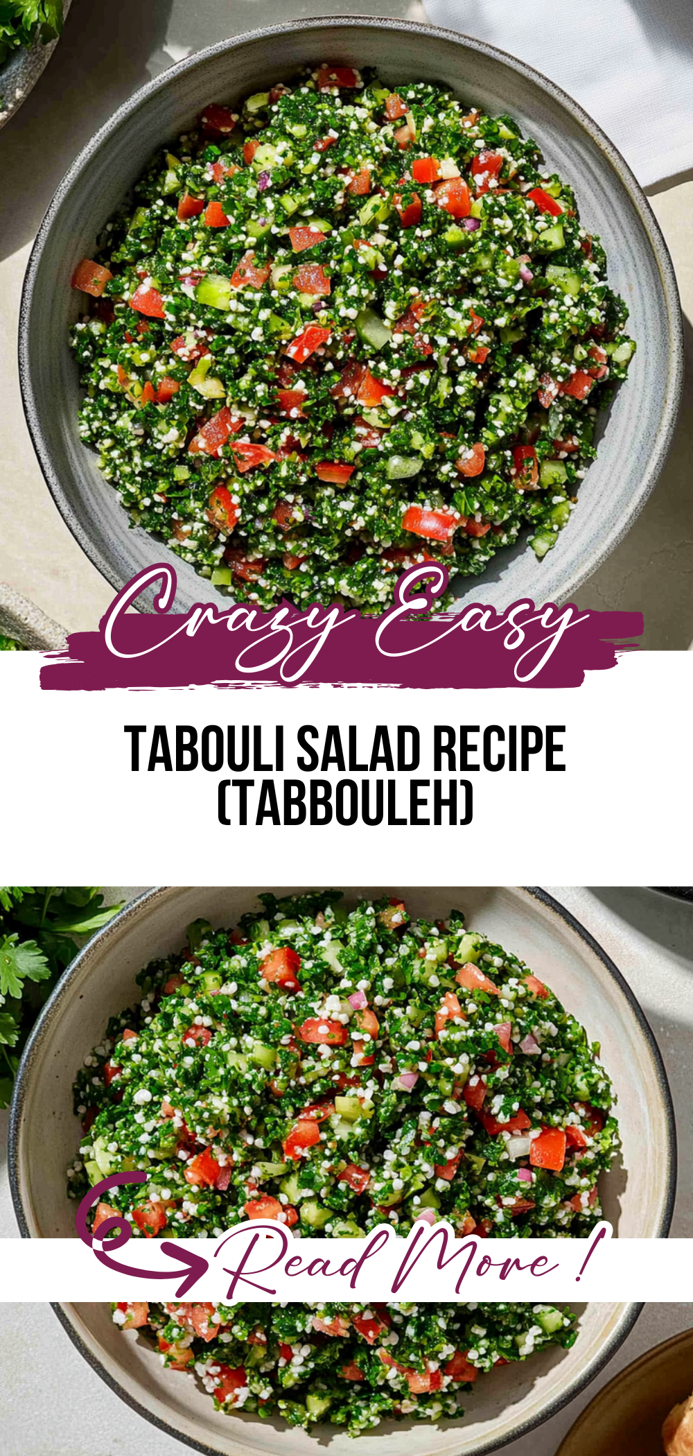 Tabouli Salad Recipe (Tabbouleh)