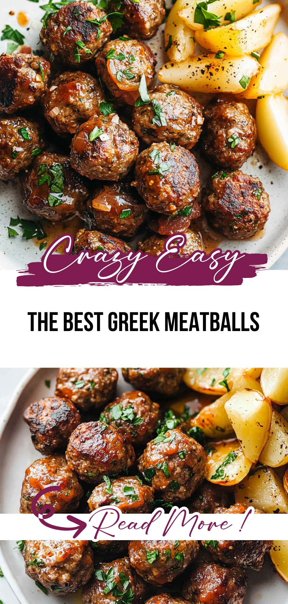The BEST Greek Meatballs