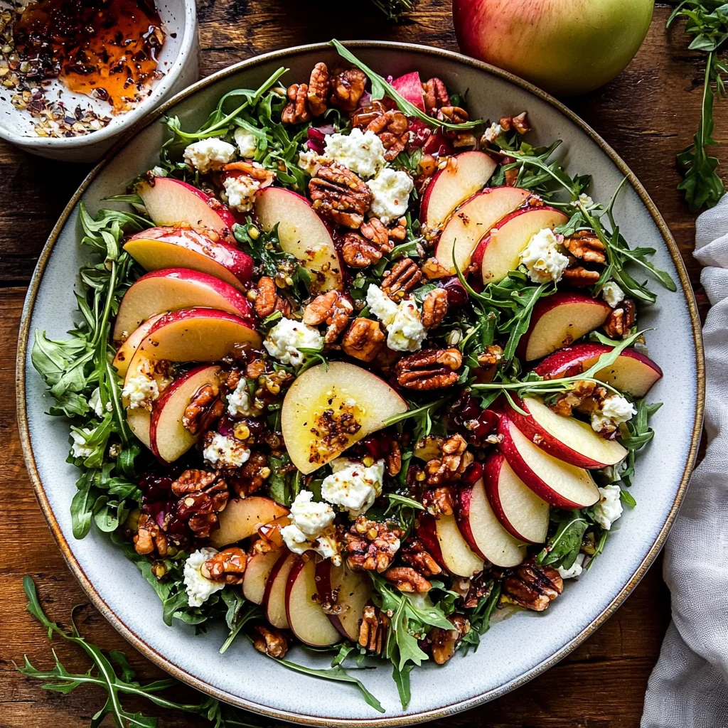 Autumn Harvest Honeycrisp Apple and Feta Salad: Delightful