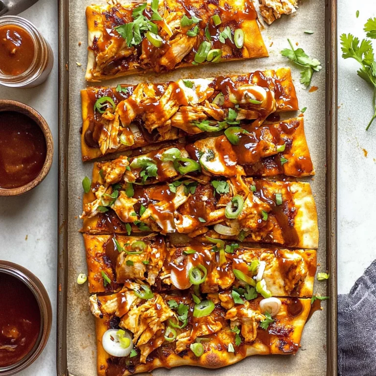 BBQ Chicken Flatbread: Quick and Delicious Weeknight Meal