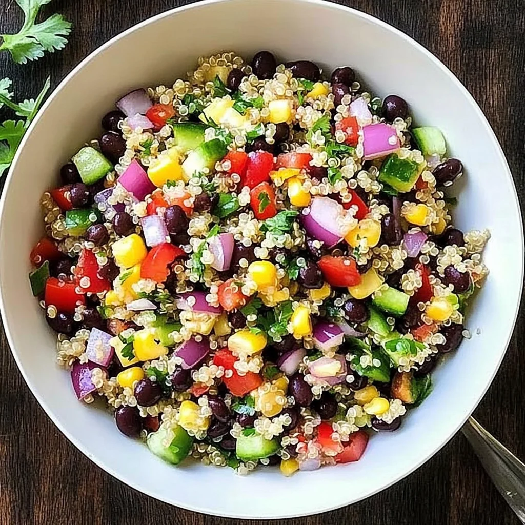 Black Bean Quinoa Salad Recipe: Wholesome and Vibrant Del…