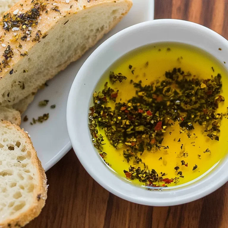 Bread Dipping Oil: Ready in 10 Minutes for Flavor Bliss