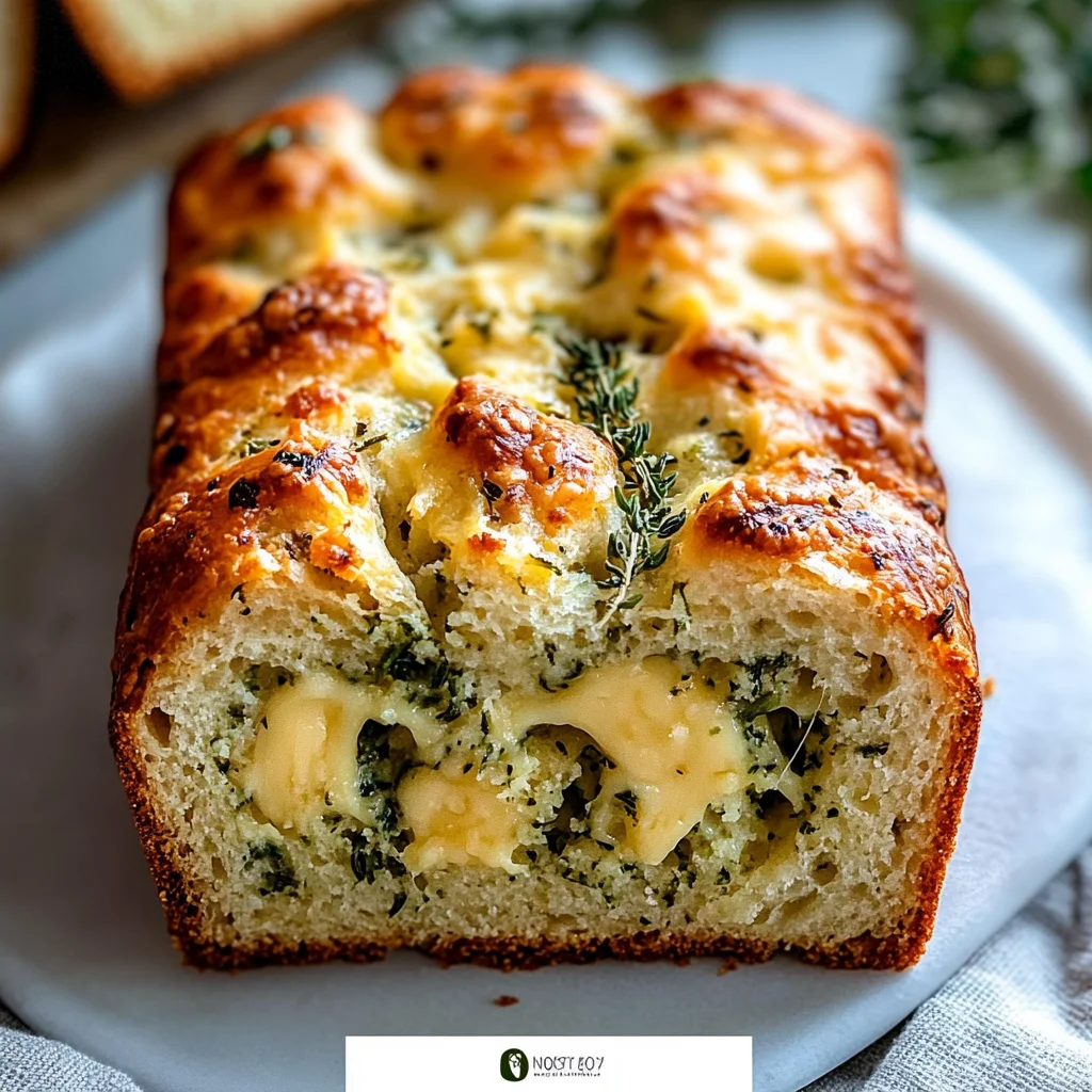 Cheese, Herb & Garlic Quick Bread: No Yeast, So Easy!