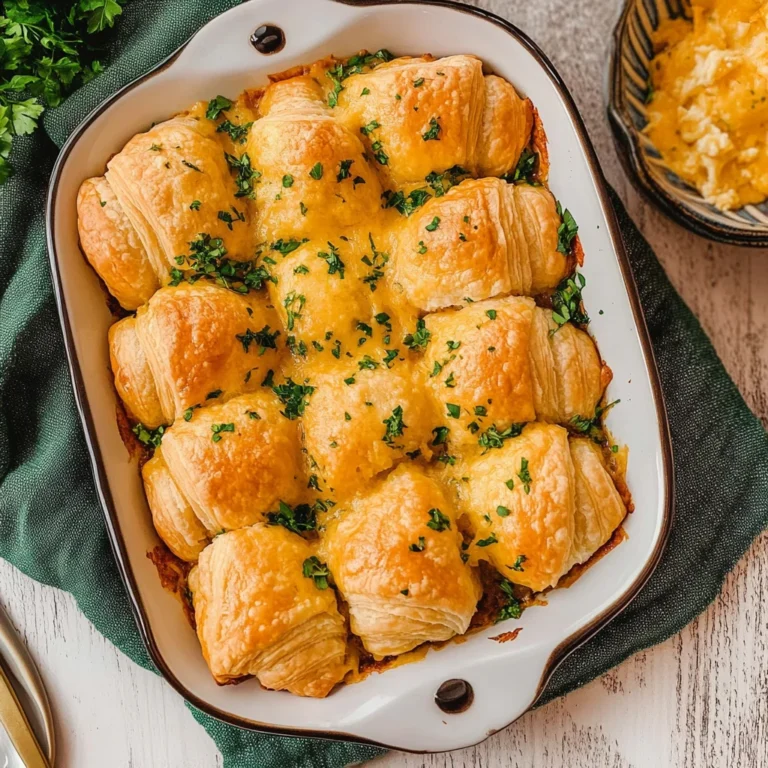 Cheesy Chicken Crescent Bake: A Family Favorite Delight