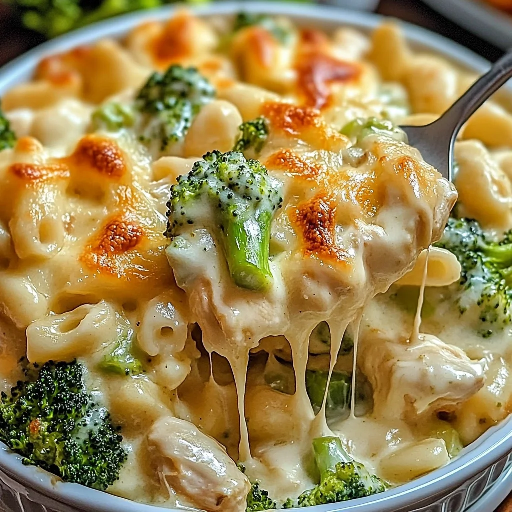 Chicken and Broccoli Alfredo Bake: Cozy and Creamy Delight