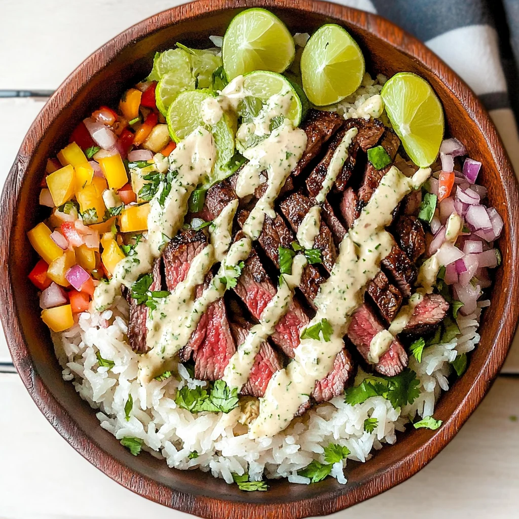 Cilantro Lime Steak Bowls: Fresh and Flavorful Delight