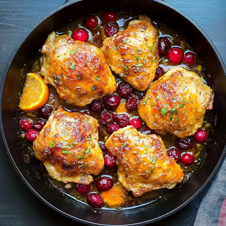 Cranberry Orange Chicken: Juicy and Flavor-Packed Delight