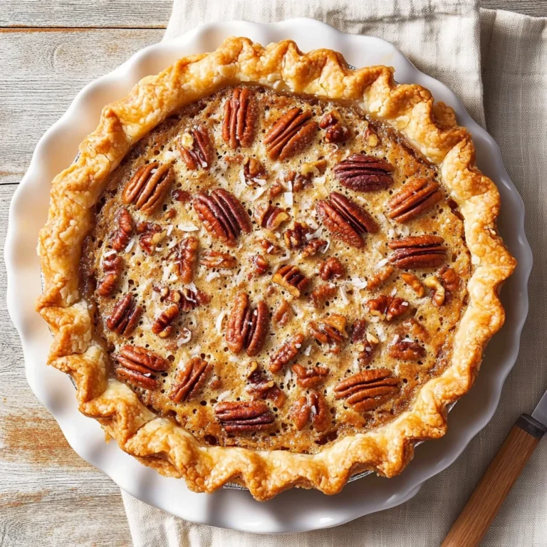 Cream of Coconut Pecan Pie: A Sweet, Nutty Delight