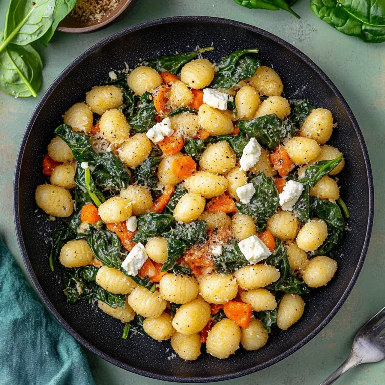 Crispy Gnocchi With Spinach And Feta: A Quick Delight