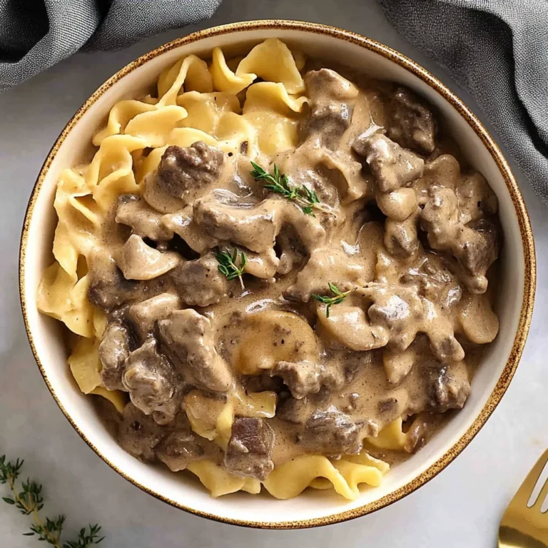 Easy Beef Stroganoff: Cozy Comfort in Every Bite