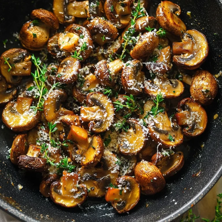 Garlic Parmesan Mushrooms: Savory Comfort Food Delight