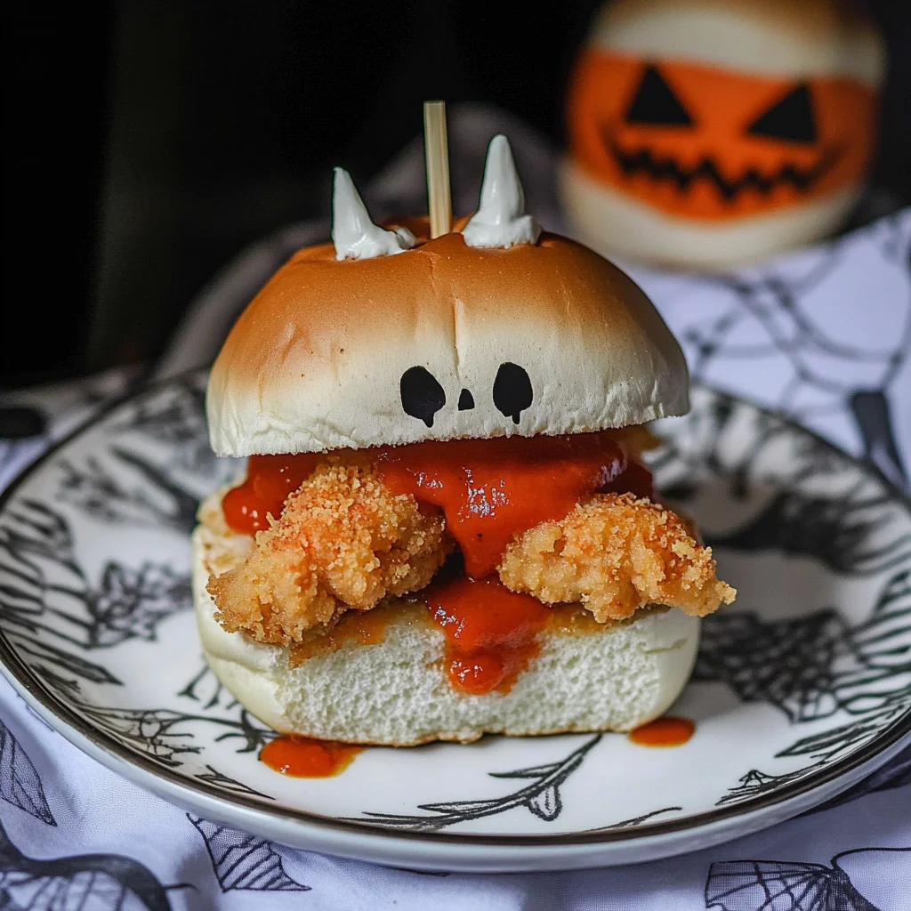 Halloween Chicken Parm Sliders: Spookily Delicious Treats