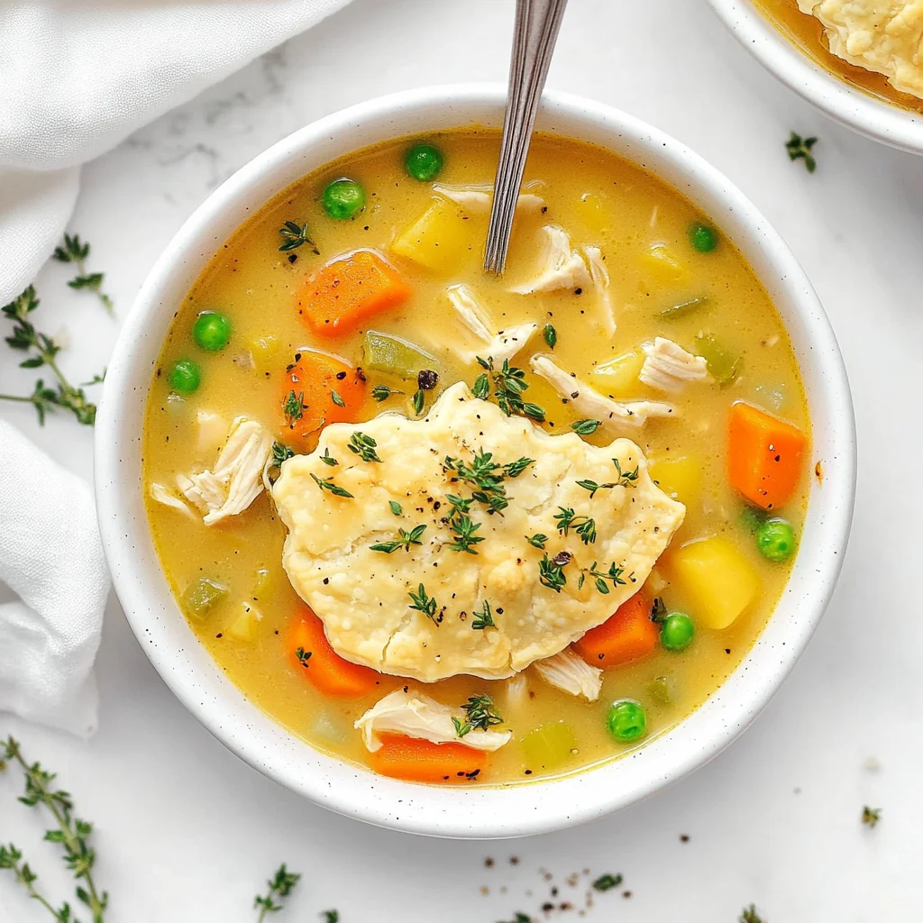 Healthy Chicken Pot Pie Soup: Cozy and Dairy-Free Delight