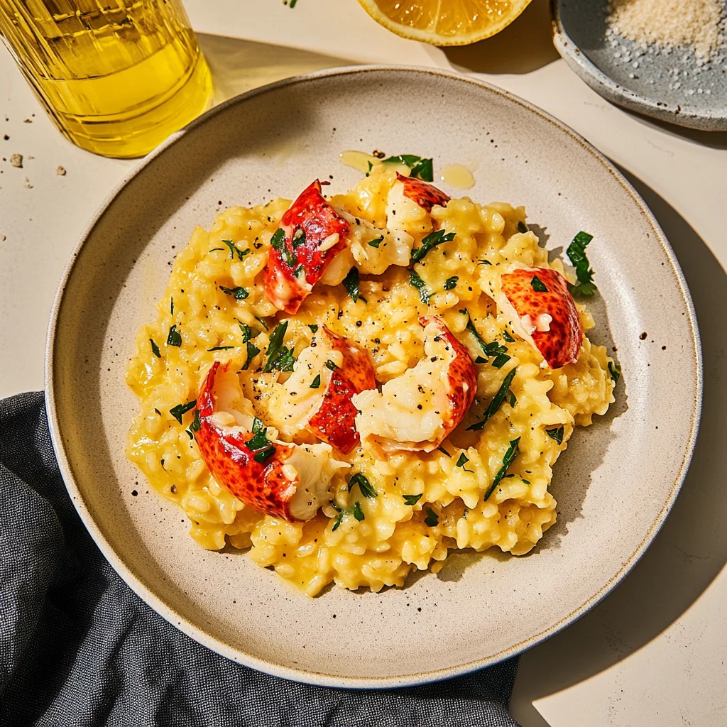 Lemon Butter Lobster Risotto: A Luxurious Meal for Beginners
