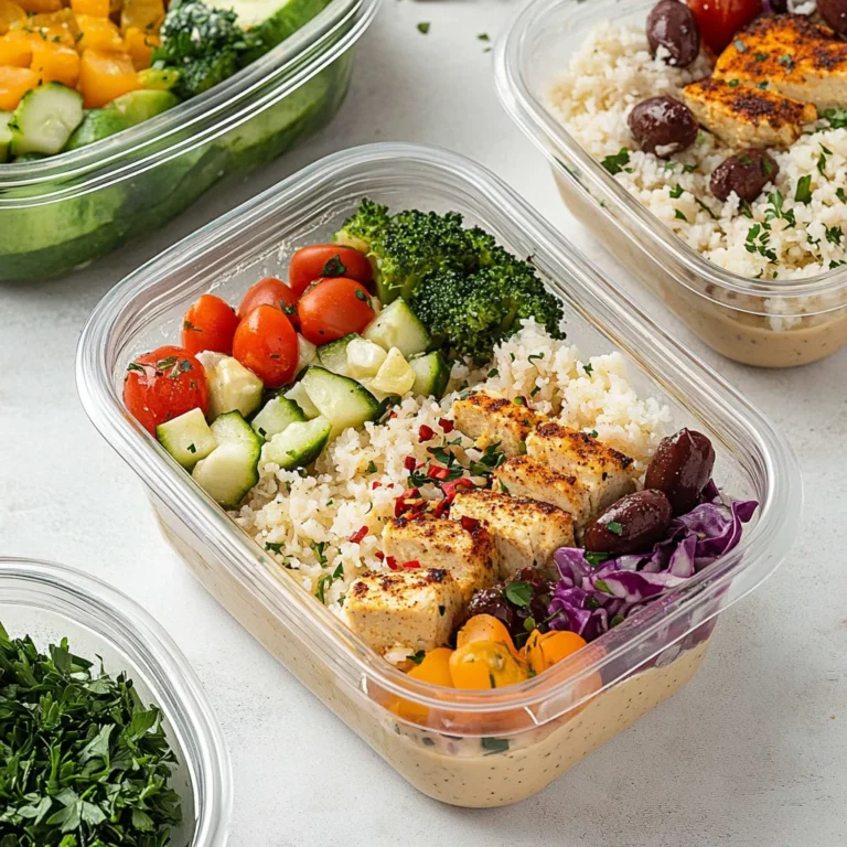 Mediterranean Meal Prep Bowls: Fresh and Flavorful Fun