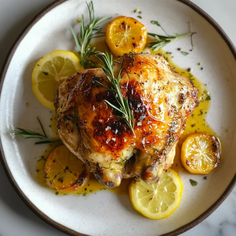 Meyer Lemon Roasted Chicken: Tangy and Tender Delight