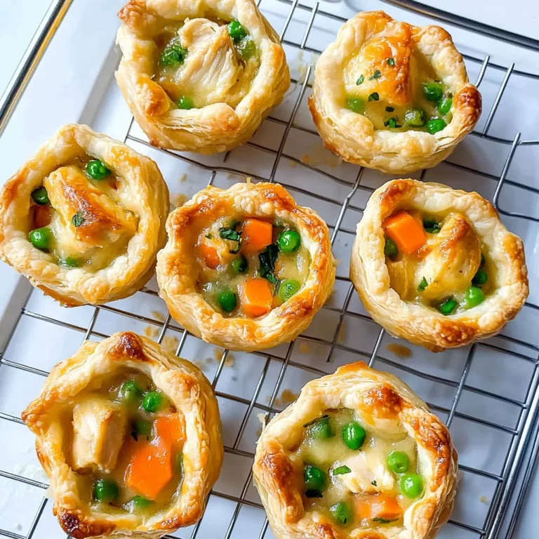 Mini Chicken Pot Pies: Cozy and Comforting Delight